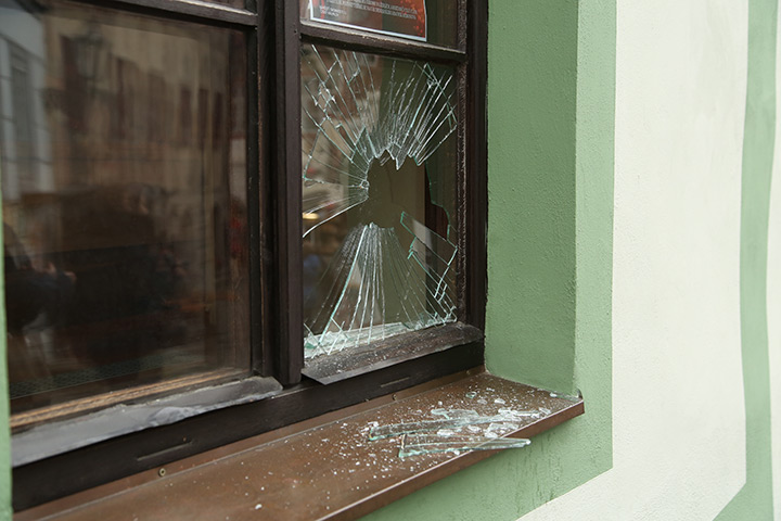A2B Glass are able to board up broken windows while they are being repaired in Redcar.